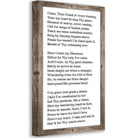 Come Thou Fount - Canvas
