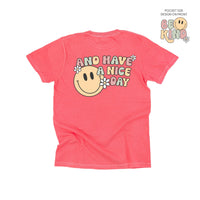 Be Kind Pocket on Front w/ And Have a Nice Day on Back - Comfort Colors Tee