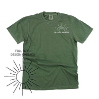 My Only Sunshine Pocket Design w/ Full Sun on Back - Comfort Colors Tee