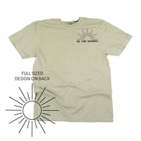 My Only Sunshine Pocket Design w/ Full Sun on Back - Comfort Colors Tee