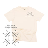 My Only Sunshine Pocket Design w/ Full Sun on Back - Comfort Colors Tee