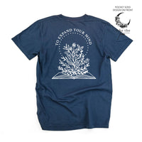 Take the Time (Front Pocket) w/ To Expand Your Mind (Back) - Comfort Colors Tee