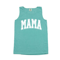 Mama - Varsity Outline - Comfort Colors Tank