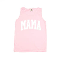Mama - Varsity Outline - Comfort Colors Tank