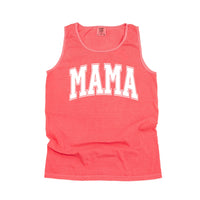 Mama - Varsity Outline - Comfort Colors Tank