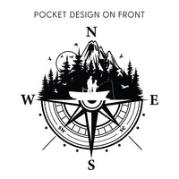 Fishing Compass - Fishing Scene (pf&b) - Child Tee
