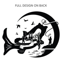 Fishing Compass - Fishing Scene (pf&b) - Child Long Sleeve Tee