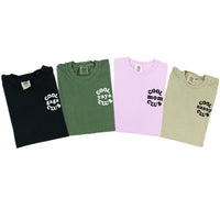 "Cool _____ Club" - Smiley (pf&b) - (Choose Your Name) - Long Sleeve Comfort Colors Tee