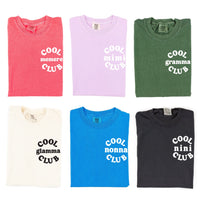 Cool _____ Club - Smiley (pf&b) - (PERSONALIZE IT!) - Comfort Colors Tee