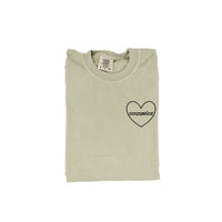 Custom Name (Heart Around) - PERSONALIZE IT! - Comfort Colors Tee