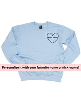 Custom Name (Heart Around) - PERSONALIZE IT! - Basic Fleece