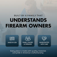 Hidden Gun Safe Picture Frame - Handcrafted Gun Concealment Furniture - Quick Access Picture Frame Safe with Magnetic Lock for Discreet & Secure Gun Storage