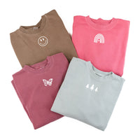 THE CLOSE TO MY HEART PIGMENT CREWNECK - By Little Mama Shirt Shop