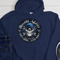 Custom Recovery Hoodie | Inspiring Sobriety | Throttle Addict, - Dirty Hands, Clean Money