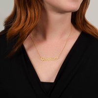 Custom Recovery Name Necklace |  Inspiring Sobriety | Don't Look Back, You're Not Going That Way