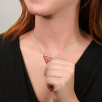 Custom Recovery Name Necklace |  Inspiring Sobriety | Don't Look Back, You're Not Going That Way