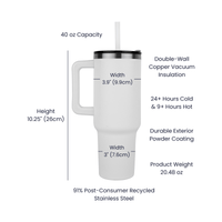 Custom Recovery SS Tumbler | Inspiring Sobriety | AA - We Do Recover