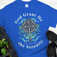 Custom Recovery T-Shirt | Inspiring Sobriety | God Grant Me The Serenity