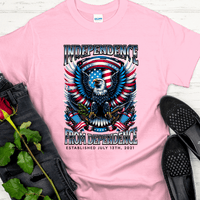 Custom Recovery T-Shirt | Inspiring Sobriety |  Independence From Dependence