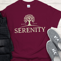 Custom Recovery T-Shirt | Inspiring Sobriety | Serenity Established