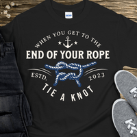 Custom Recovery T-Shirt | Inspiring Sobriety |  Tie a Knot