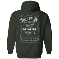 Custom Recovery Zip Hoodie  | Inspiring Sobriety |  (Custom Name) 100% Living Proof