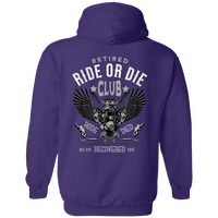 Custom Recovery Zip Hoodie  | Inspiring Sobriety |  Retired Ride or Die Club