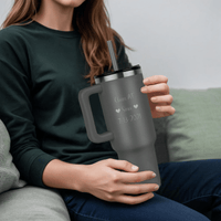 Custom SS Recovery Tumbler | Inspiring Sobriety | Clean AF Since
