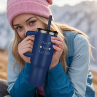 Custom SS Recovery Tumbler | Inspiring Sobriety | Clean AF Since