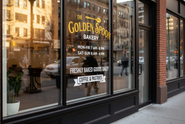 Custom Vinyl Lettering – Store Windows