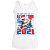 Custom Womens Recovery Tank | Inspiring Sobriety |  Recovery Is My Revolution