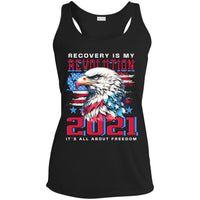 Custom Womens Recovery Tank | Inspiring Sobriety |  Recovery Is My Revolution