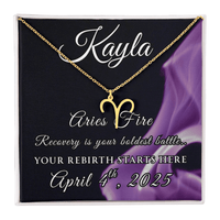 Custom Zodiac Recovery Necklace | Inspiring Sobriety