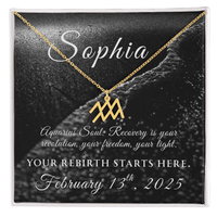 Custom Zodiac Recovery Necklace | Inspiring Sobriety