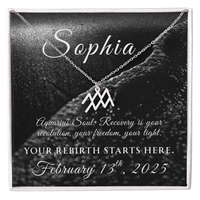 Custom Zodiac Recovery Necklace | Inspiring Sobriety