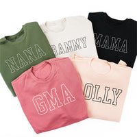 Embroidered SUPER-SOFT Fleece - Enter Your Custom Name - Outline Name
