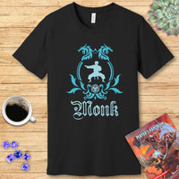 D&D Monk Class Simple Emblem T-Shirt
