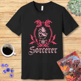 D&D Sorcerer Class Simple Emblem T-Shirt