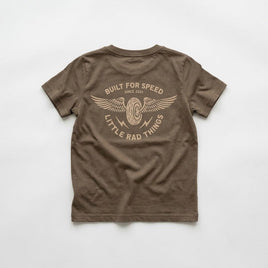 THE WINGED MECHANIC TEE - BROWN