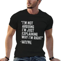 Personalized Name Fathers Day Outfit For Men WAYNE Quote Funny Birthday Custom Name Idea Engineer  Classic T-Shirt