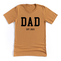 Dad - Est. (Select Your Year) - Unisex Tee