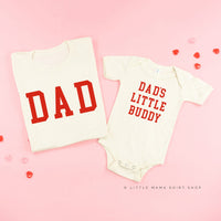 Dad - Varsity Straight Line / Dad's Little Buddy - Set of 2 Tees