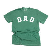 Dad - Arched Varsity - Comfort Colors Tee