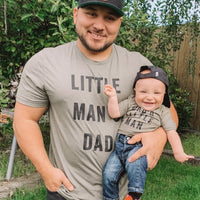 Dad's Little Man / Little Man's Dad - Set of 2 Tees