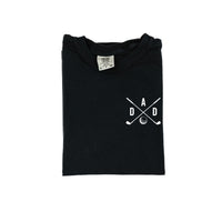 Dad - Gold Clubs (pocket) - Comfort Colors Tee