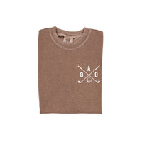 Dad - Gold Clubs (pocket) - Comfort Colors Tee