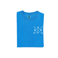 Dad - Gold Clubs (pocket) - Comfort Colors Tee