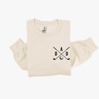 Dad - Gold Clubs (pocket) - BASIC Fleece