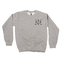 Dad - Gold Clubs (pocket) - BASIC Fleece