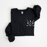 Dad - Gold Clubs (pocket) - BASIC Fleece